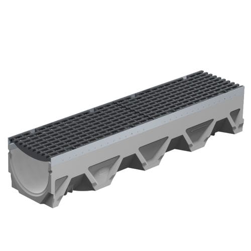 Canaletta con griglie - FILCOTEN TEC NW 200 - BG Graspointner - a fessura / pavimentata / in calcestruzzo ad alte prestazioni