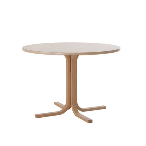 Tavolo da pranzo contemporaneo - OZ - Pineapple - in laminato / con supporto in compensato / rotondo