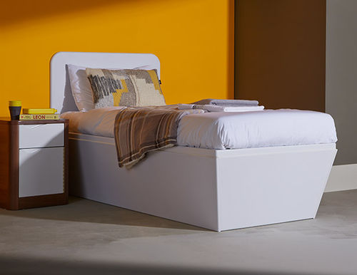 Letto singolo - SOVIE - Pineapple - contemporaneo / con testiera / in plastica