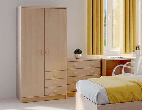 Armadio contemporaneo - HAMBLE PLUS  - Pineapple - in melaminico / con ante battenti
