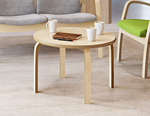 Tavolino basso contemporaneo - OSKAR  - Pineapple - in laminato / con supporto in laminato / rettangolare