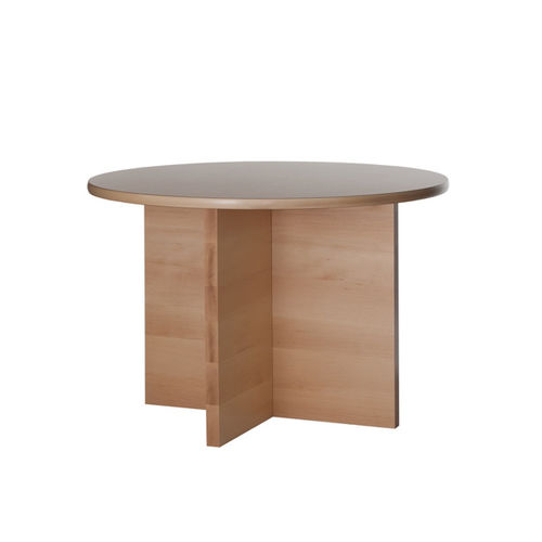 Tavolo da pranzo contemporaneo - BISON - Pineapple - in laminato / con supporto in faggio / rettangolare