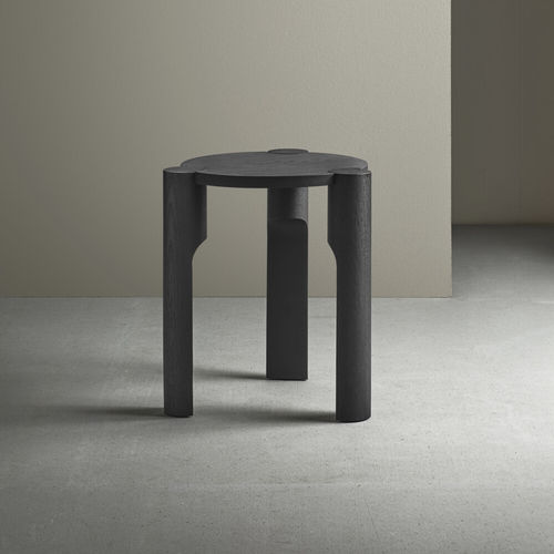 Sgabello contemporaneo - DOMUS  - Omelette Editions - in rovere / in frassino / con 3 piedi