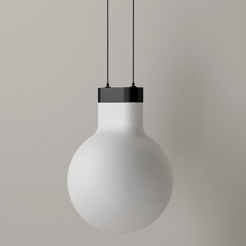 Lampada a sospensione - BOLD  - Omelette Editions - in opalina / contemporanea / con cavo