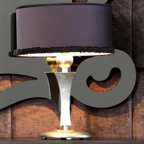 Lampada da tavolo - GINGER-ROLL LAMPS - Corte Zari - in tessuto / in PVC / contemporanea