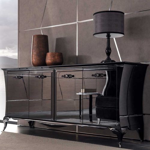 Credenza classica - ALICE - Corte Zari - impiallacciata in legno / in MDF / in legno compensato