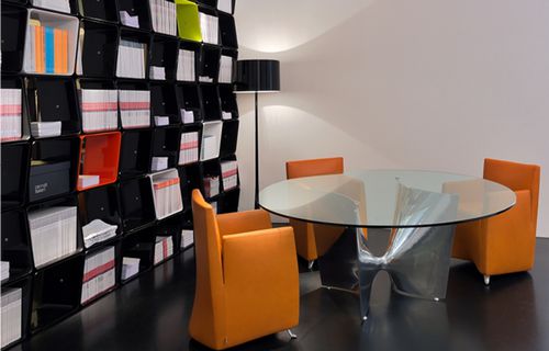 Tavolo contemporaneo - BENTZ - Baleri Italia - in alluminio / con supporto in alluminio / quadrato