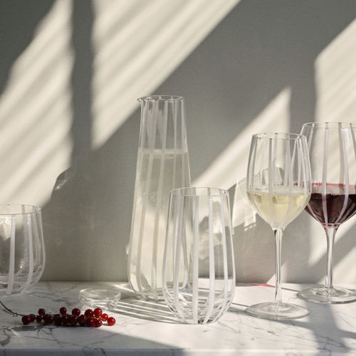 Caraffa in vetro soffiato - STRIPE - broste - contract