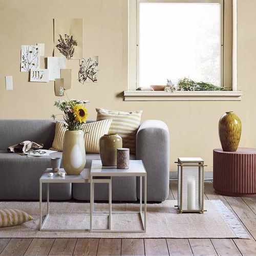 Lanterna contemporanea - HOKO - broste - in vetro / in acciaio con rivestimento a polvere / cubo
