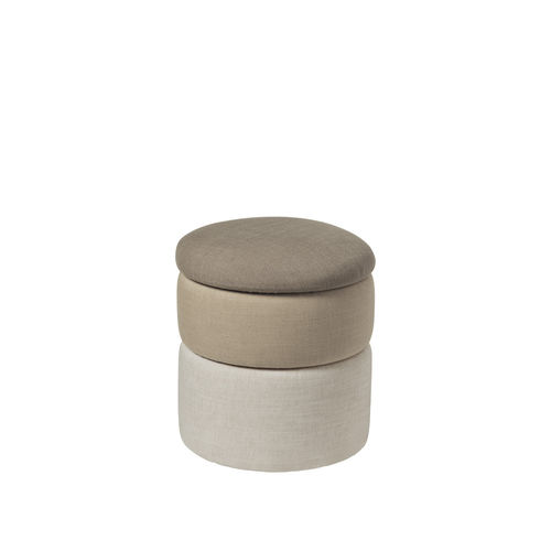 Pouf contemporaneo - POND  - broste - in legno / in polipropilene / in espanso
