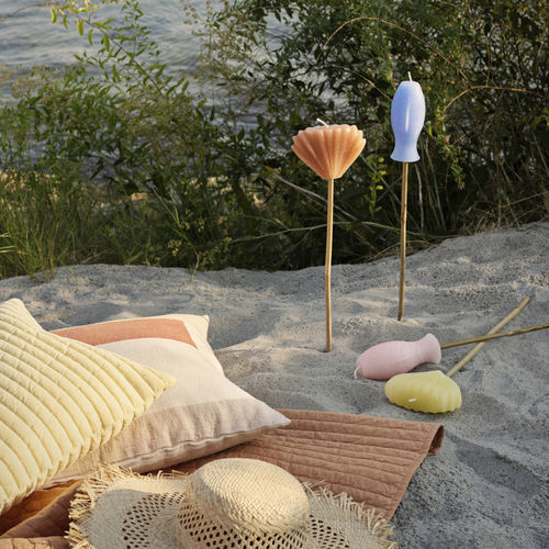 Torcia da giardino a pavimento - SEASHELL  - broste - di paraffina