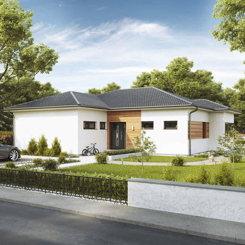 Casa tipo bungalow - S141 - Vario Haus - ecologica / a risparmio energetico / modulare