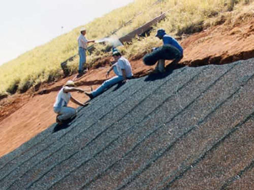 Geogriglia di consolidamento - BIANMAT ®  - BIANCHINI INGENIERO - antierosione / per muro di contenimento / tridimensionale