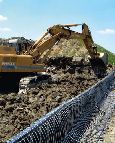 Geogriglia di drenaggio - PARADRAIN ®  - BIANCHINI INGENIERO - di consolidamento / in polipropilene / in poliestere