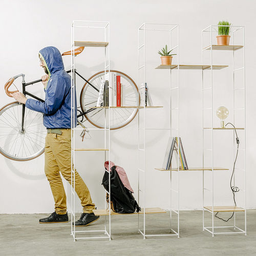 Libreria modulare - LA SUPERMODULARE - Marco Ripa - alta / contemporanea / in ferro