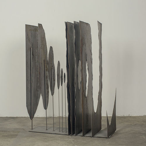 Scultura in metallo - ECOGRAFIA 03 - Marco Ripa