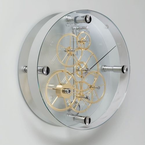 Orologio contemporaneo - Presto Type 02 White - Teckell - a muro / analogico / in acciaio inossidabile