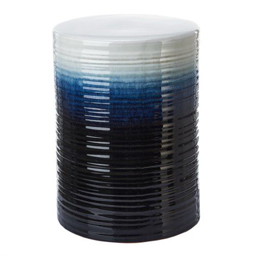 Sgabello contemporaneo - LAGOON - Pols Potten - in ceramica / fatto a mano / blu