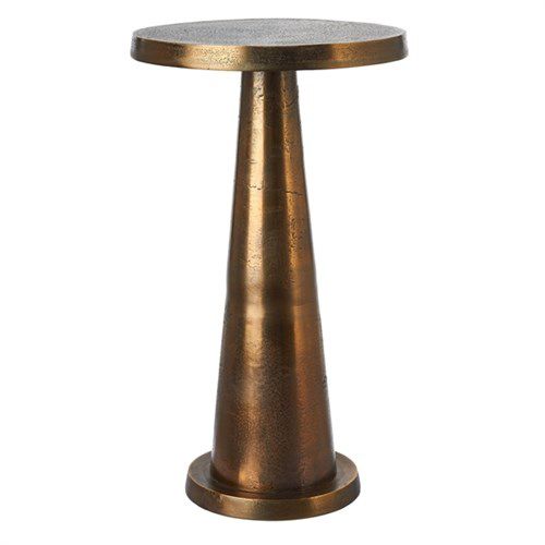 Tavolo d'appoggio contemporaneo - TOOT ANTIQUE HIGH - Pols Potten - in metallo / rotondo / per uso residenziale