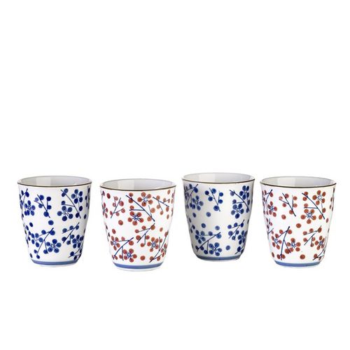 Tazza in porcellana - JAPANESE DOT SET4  - Pols Potten