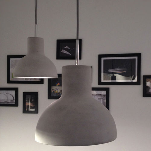 Lampada a sospensione - CASTLE Bell XS / S - Seeddesign - in acciaio / in calcestruzzo / contemporanea