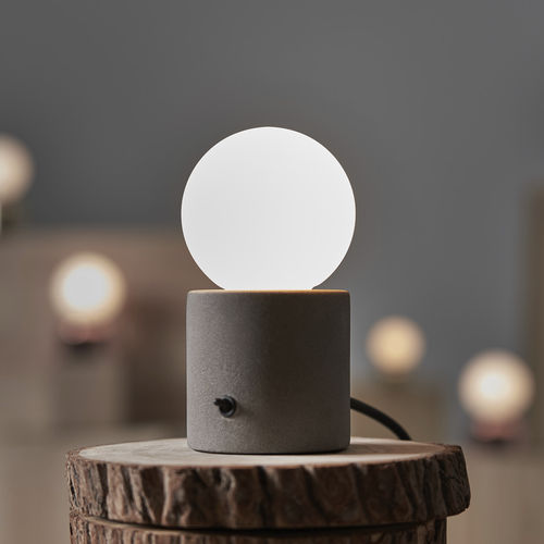 Lampada da tavolo - MUSE - Seeddesign - in vetro soffiato / in calcestruzzo / contemporanea