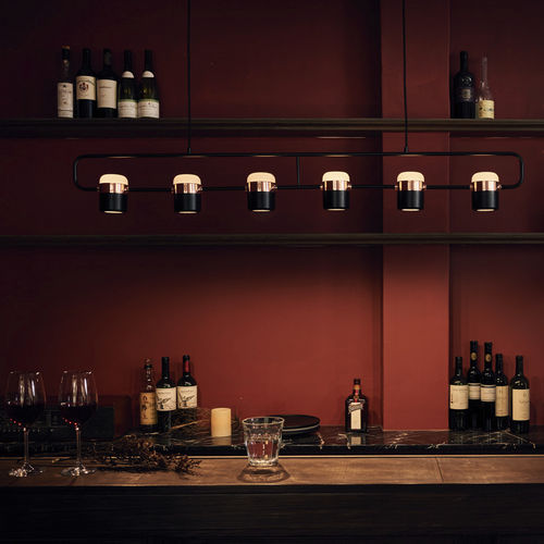 Lampada a sospensione - LING PL6 - Seeddesign - in metallo / in vetro smerigliato / contemporanea