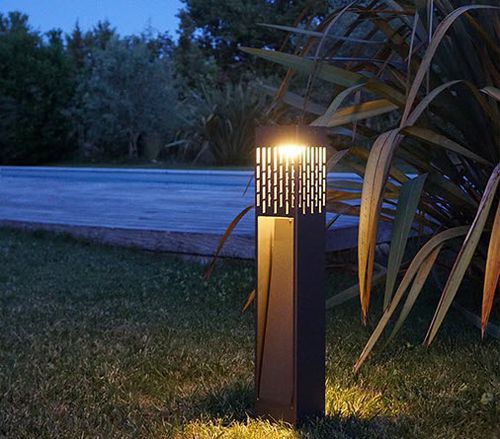 Lampioncino da giardino - PASSAGE - Maiori - contemporaneo / in alluminio laccato / LED