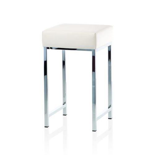 Sgabello contemporaneo - Klomfar GmbH - con supporto in acciaio inossidabile / con supporto in acciaio inossidabile lucido / da bagno