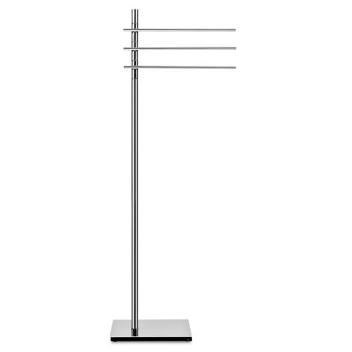 Portasalviette a 3 barre - Klomfar GmbH - da terra / in ottone / in metallo cromato