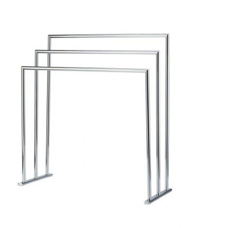 Portasalviette a 3 barre - THREE TIER - Klomfar GmbH - da terra / in ottone cromato