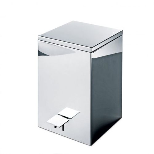 Portarifiuti da bagno - Klomfar GmbH - in acciaio inossidabile lucido / con coperchio / contemporaneo
