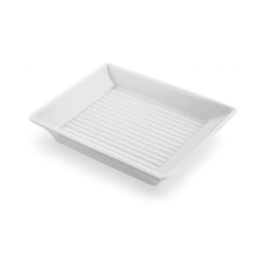 Portasapone in porcellana - RECTANGLE: WHITE - Klomfar GmbH
