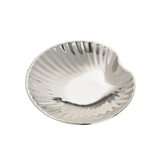 Portasapone in porcellana - SHELL: PLATINUM - Klomfar GmbH
