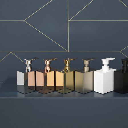 Distributore di sapone per hotel - BIG SPENDER: CHROME  - Klomfar GmbH - per uso residenziale / da parete / da appoggio