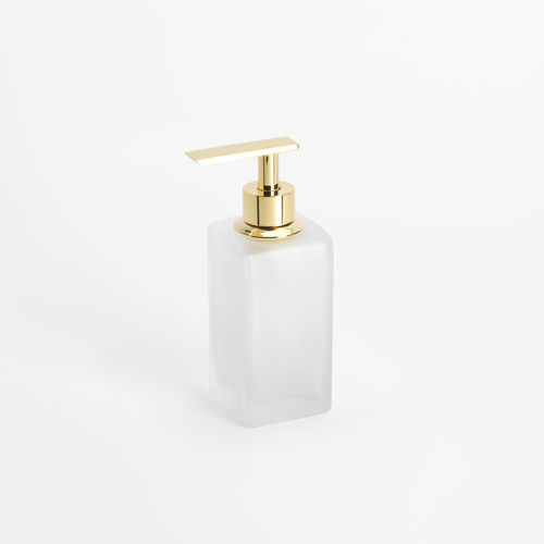 Distributore di sapone per hotel - BIG SPENDER JUNIOR GLASS: GOLD - Klomfar GmbH - per edifici pubblici / per uso residenziale / da appoggio