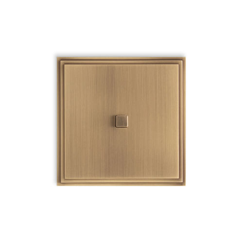 Interruttore a pulsante - TIARA - SQUARE  - Atelier Luxus - ad incasso / quintuplo / in ottone