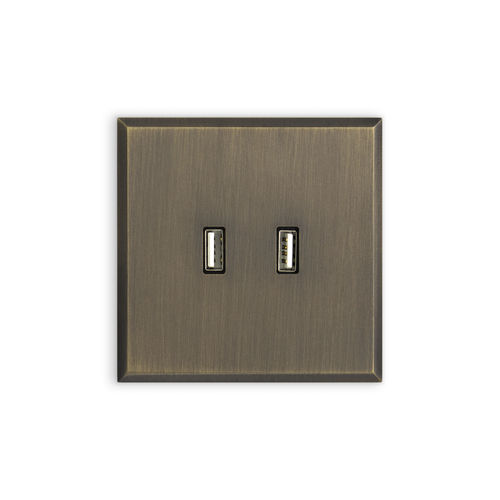 Presa USB - REGENT  - Atelier Luxus - doppia / da parete / da incasso