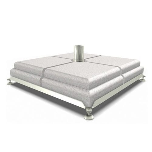 Base per ombrellone in metallo - BASE 70x70 PALI LATERALI  - Poggesi