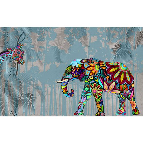 Carta da parati contemporanea - COLORING - Neodko - in tessuto non tessuto / con motivi naturali / con motivi floreali