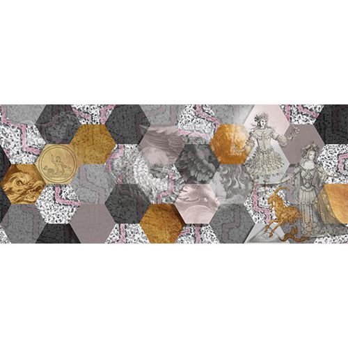 Carta da parati design originale - JARDIN SECRET - Neodko - in tessuto non tessuto / panoramica / con motivi geometrici