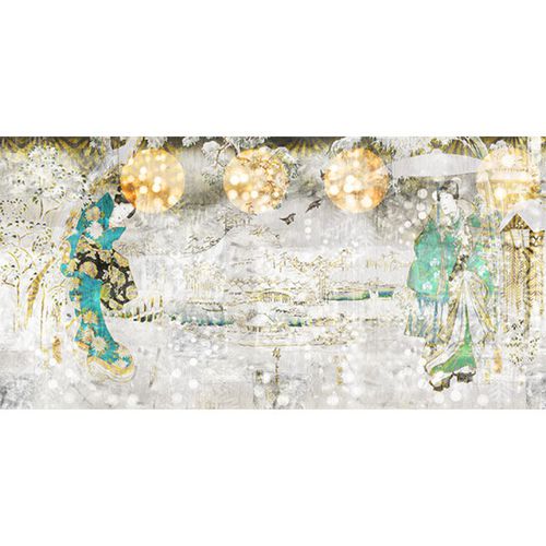 Carta da parati design originale - LET IS SNOW - Neodko - in tessuto non tessuto / con motivi naturali / con motivi floreali
