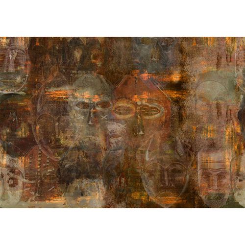 Carta da parati etnica - MASK - Neodko - in tessuto non tessuto / capolavori della pittura / con motivo ad arabeschi