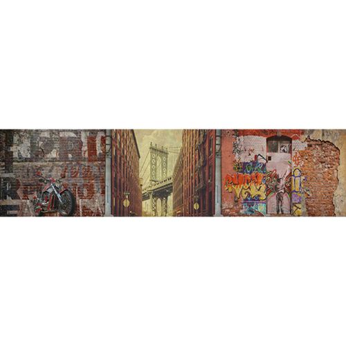Carta da parati contemporanea - WALLBRIDGE - Neodko - in tessuto non tessuto / con motivo urbano / a effetto dimensionale