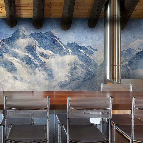 Carta da parati contemporanea - MOUNT - Neodko - in tessuto non tessuto / in vinile / con motivi naturali
