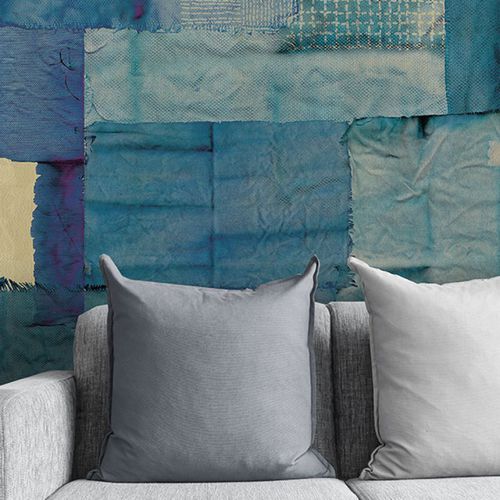 Carta da parati classica - PAYSAGE DE TOILES - Neodko - in tessuto non tessuto / in vinile / patchwork