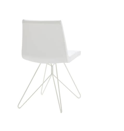 Sedia contemporanea - LIBELULA - Indesign Living - in metallo / imbottita / per uso residenziale