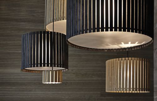 Lampada a sospensione - WOOD - Indesign Living - in rovere / contemporanea / con cavo