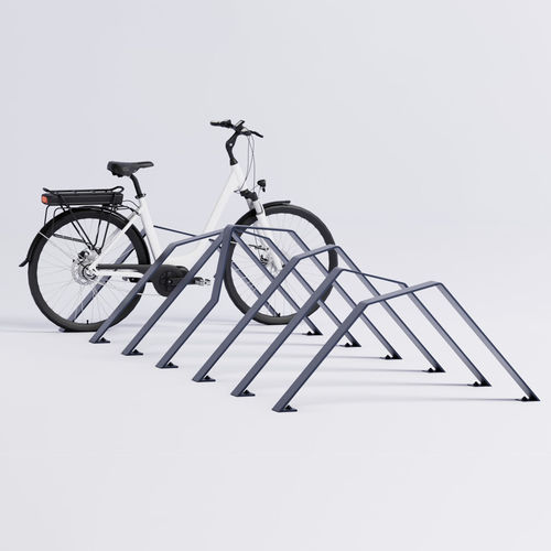 Poggia-biciclette a pavimento - Tumulus - Objets Publics - doppio / in materiale riciclabile / per spazio pubblico