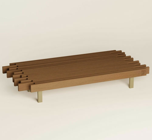 Panca per spazi pubblici 8 posti - Bocage - Objets Publics - contemporanea / in legno massiccio / in douglas